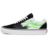 Old Skool Vans 'Flame Black White' VN0A4U3BXEY 34.5 white