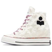 Chuck 70 Isabel Marant x Chuck 70 Wmns Converse Aukštakulniai su vidiniu pakulniu 'Vanilla White' A10222C 37 balta