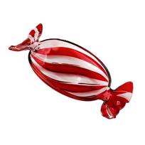 Christmas Holiday Candy Dish Glass Platter Dessert Serving Tray for Cookie Snacks Dessert Plate Table Centerpieces Decors S