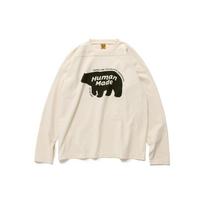 Human Made BMX L/S Shirt Beige Men Streetwear HM24CS010 M black