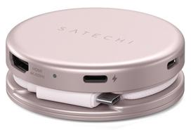 Adapter HUB 5in1 USB C Satechi OntheGo STPOTG5P blush