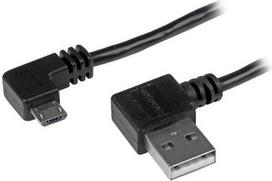 StarTech .com 1m 3 ft Micro-USB Cable with Right-Angled Connector