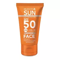 Helenvita , Sun, UVA  AND  UVB Protection, Before Sun Exposure, Cream, For Face, SPF 50, 50 ml