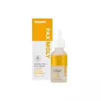 PaxMoly , Effective Dark Spot Management, 15% Vitamin C + 5% B5, Brightening  AND  Hydrating, Day  AND  Night, Serum, For Face, 30 ml