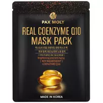 PaxMoly , Real Coenzyme Q10, Hydrating  AND  Revitalising, Sheet Mask, Face, Day  AND  Night, 25 ml