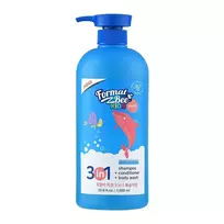 Formal Bee , 3in1 Peach, Hair Shampoo, Conditioner  AND  Shower Gel 3-In-1, 1000 ml