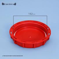 IBC Tank Breathable Lid Cap with Sealing Ring (16.3cm) for Chemical Barrels red