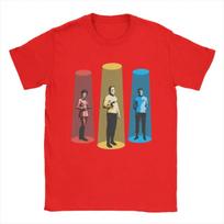 Beam Me Up Scotty Stars Treks T-Shirts Men Vintage 100% Cotton Tees O Neck Short Sleeve T Shirt Plus Size Clothes S