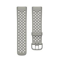 Fitbit Charge 5 silikoninė skylėta laikrodžio apyrankė For Fitbit Charge 5 tamsiai pilka spalva