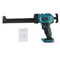 Cordless Caulking Machine 20V Hand-held Electric Caulking Tool Kit 4 Adjustable Speeds and LED Light Design for Filling Sealing