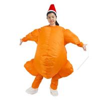Kapitonas Amerika Hulk Velykų vakarėlio pripučiamas raumenų kostiumas Adult Height 150-190CM orange