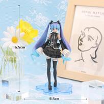 New Anime Hatsune Miku Action Figure Miku Kawaii Collection Model Pink Sakura kawaiii Doll Collectible Model Toys Cake Decor white