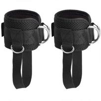 2Piece Fitness Adjustable Ankle Straps 4 D-Rings Designed For Cable Machines Comfort Fit Neoprene Ankle Sleeves Booty Building Workout Trainer juoda