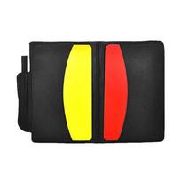 Football Soccer Referee Card Set Warning Referee Board Red and Yellow Cards Wallet Score Sheets Notebook Judge Accessories yellow