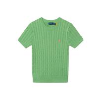 Polo Ralph Lauren FW25 Round Neck Logo Embroidered Pullover Short Sleeve Knit Top Classic Edition Women tops 211910987-509 S