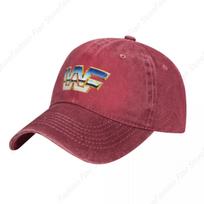 WWF Cowboy Hat summer hat Trucker Cap Streetwear Ball Cap For Unisex Womens One Size brown