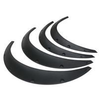 Universal Wide Body Fender Flares: Custom Decorative Mudguards for Sedans, SUVs, & Off-Road Vehicles Black Small Piece