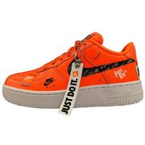 Nike Air Force 1 Low Just Do It Pack Orange GS AO3977-800 38.5 red