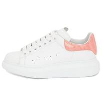 Alexander McQueen Oversized Patent Pink Embossed Croco Women's 553770WIAF89414 36.5 beige
