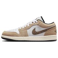 Jordan Air Jordan 1 Low SE 'Brown Elephant' Trendy Low top Vintage Basketball Shoes Men's White Brown DZ4130-201 44 beige