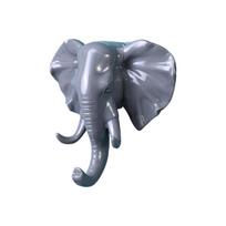 Novelty Elephant Deer Wall Mount Hook With Strong Adhesive Backing Plastic Key Organizers Decorative Household Items