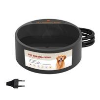 Indoor Outdoor Heated Pet Dish For Cold Weather Feeding Nontoxic Plastic Materials Stable Antislip Base Included 1