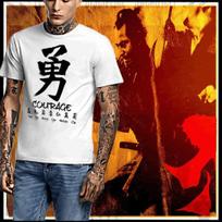 Samurai Warrior Bushido Code Kanji Japanese Katana Ronin Assassin Unisex T-Shirt XXXL white