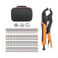Snaps Fastener Tool Kit Snap Button Heavy Duty Handheld Plier for