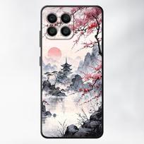 Case for Honor X5b X8 X6 70 X7 Magic5Lite 8X 200 400 Lite 90 X9a Funda Phone Cover Wash Painting Landscape Honor X8 4G gray