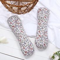 Buckwheat Cervical Pillow: Round Neck Support for Girls, Cylindrical Design, Arc-Shaped for Comfort. 20x50cm gray