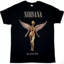 26 NIRVANA IN UTERO NEW BLACK unisex T-Shirt Unisex unisex T-Shirt S įvairiaspalvis