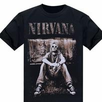 26 Kurt Cobain Nirvana unisex T-Shirt Black Cotton Unisex All Sizes S-5XL JJ4787 Unisex unisex T-Shirt S įvairiaspalvis