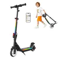 iScooter iK3Max Child Electric Scooter 200W 4.5Ah Scooter 13KM Range Foldable Scooter Solid Tire Bluetooth Connect Kids Scooter