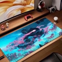 Shadows Die Twice Computer Mouse Pad Sekiro Gaming Mousepad Large 900x400 Mouse Mat Gamer XXL Carpet PC Desk Mat Keyboard Rug 30cmx80cm(11.8x31.5inch) black