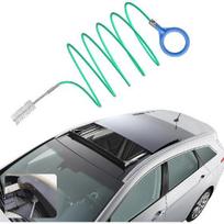 Upgraded Auto Sunroof Drain Cleaning Tool, 78Inch Flexible Tube Cleaning Brush, Slim Drain Dredging Tool Tube Cleaning Brush Perfect for Car Sunroof, 2M