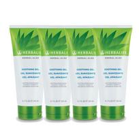 Herbalife Aloe Soothing Gel Skin Moisturizing and Soothing, 200ml, 4 pcs green
