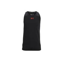 Under Armour kvėpuojantis krepšinio sportinis marškinėlis vyriški viršutiniai drabužiai Juodas 1361901-001 M black
