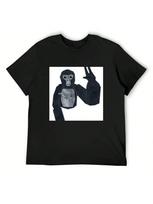 Gorilla Tag Monkey T-Shirt Man Clothes Oversized T Shirt Funny Costumes Mens Cotton T Shirts S juoda