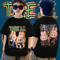 Coolbo LABUBU Fashion New Boys' and Children's T-shirts, Girls' T-shirts 150