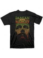 Damian Marley Jr Gong X Nas Marškinėliai Kantrybės Žodžiai Veidas Vyriški S juoda