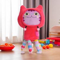 9 Stlyes Gabby Dollhouse Plush Toy Mercat Cartoon Stuffed Animals Mermaid Cat Plushie Doll Kids Birthday Christams Gifts red
