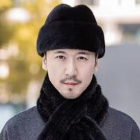 Neperšlampama audinės kailio kepurė senjorams vyrams - Storas žiemos medvilninis senelio kepurė One Size (Hat Only) white