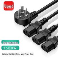 IEC C13 1-to-3 Splitter Power Cord 1.5m