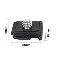 Quick Release Plate Clamp Adapter V Mount Instant Camera Mounting for DJI OSMO 360 Ronin RS2 RS3 Gimbal Stabilizer Video Tripod ZS48975/ZS48975-E1/ZS48975-E2 black