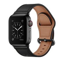 Originalios odos apyrankė Apple Watch 44mm 45mm 42mm, prabangi apyrankė IWatch Serie 7 3 4 5 6 Se 4, madinga apyrankė laikrodžiui 38/40/41mm juoda