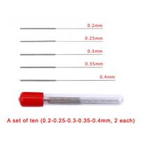 10Pcs Cleaning Nozzle Tool Kit - Windshield Wiper, 3D Printer Head, Gas Stove Vent, Showerhead Needle Tube Brush 1