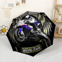 Valentino Rossi Greitis ir Aistra Lauko Automatinis Skėtis Tvirtas 8 Šonkaulių Stovas Sulankstomas Dizainas Visų Sezonų Naudojimui Elegantiškas Skėtis