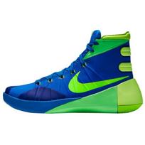 Nike Hyperdunk 2015 Amortizatoriai Neslystantis Aukštas Krepšinio Batas Unisex Mėlynas Žalias Azijos Versija Sportbačiai 749562-473 42.5 blue