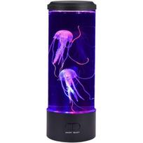Nuotaikos lempa - YNKKVRE - LED medūza - Daugiaspalvė - Įkraunama USB - 10,5x10,5x29cm juoda