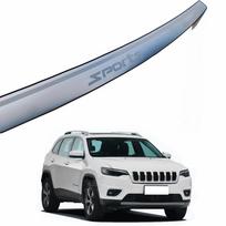 Bagažinės apdaila Galinio buferio apsauga Automobilio priedai Jeep Cherokee Nerūdijančio plieno Durų slenksčio nusidėvėjimo plokštelė - sidabras